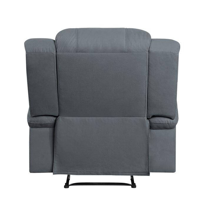 Homelegance - Camryn Reclining Chair In Graphite Blue - 9207Gpb-1 - ATL FURNITURE