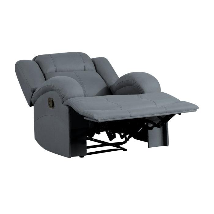 Homelegance - Camryn Reclining Chair In Graphite Blue - 9207Gpb-1 - ATL FURNITURE