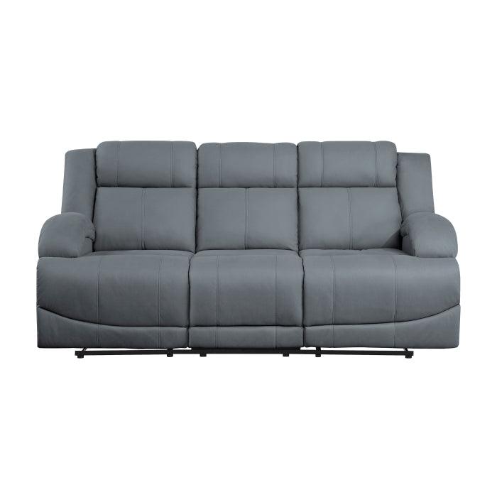 Homelegance - Camryn Double Reclining Sofa In Graphite Blue - 9207Gpb-3 - ATL FURNITURE