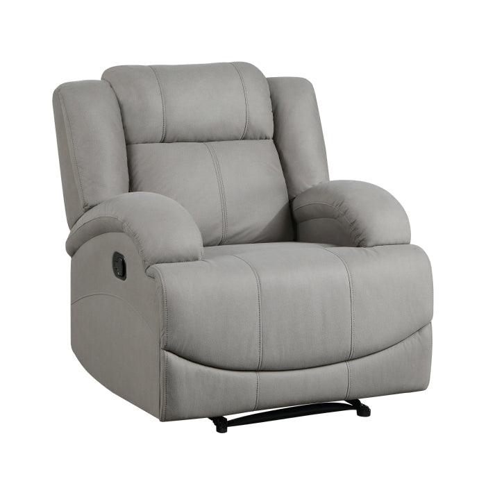 Homelegance - Camryn Reclining Chair In Gray - 9207Gry-1 - ATL FURNITURE