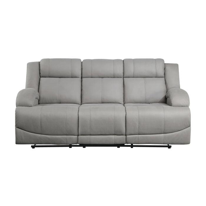 Homelegance - Camryn Double Reclining Sofa In Gray - 9207Gry-3 - ATL FURNITURE