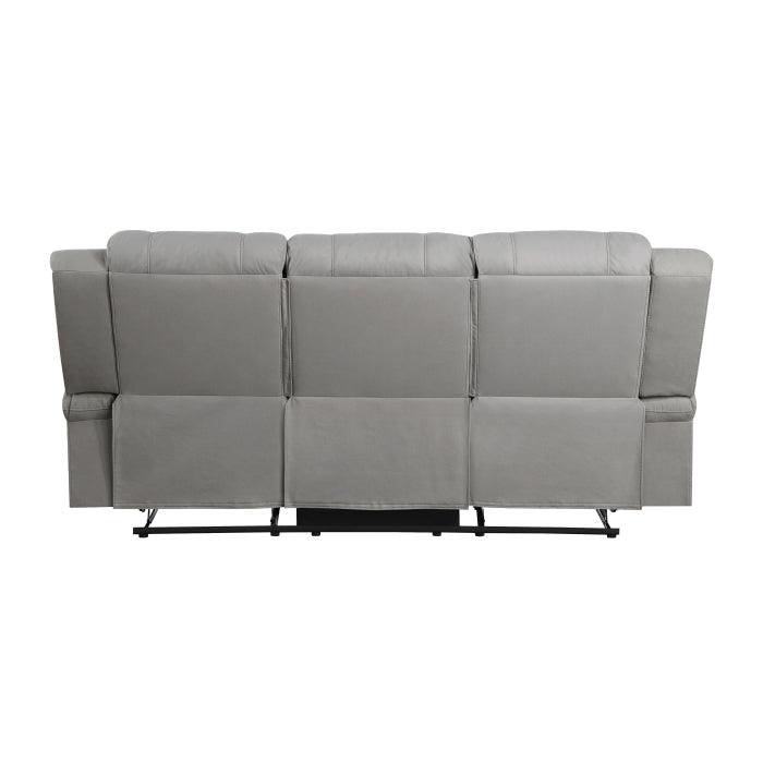 Homelegance - Camryn Double Reclining Sofa In Gray - 9207Gry-3 - ATL FURNITURE