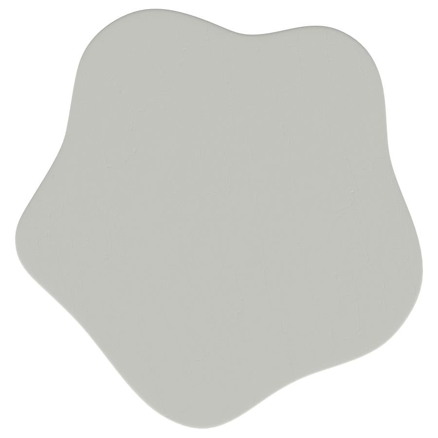 Perth 17-Inch Side Table With Cloud-Shaped Top Off White