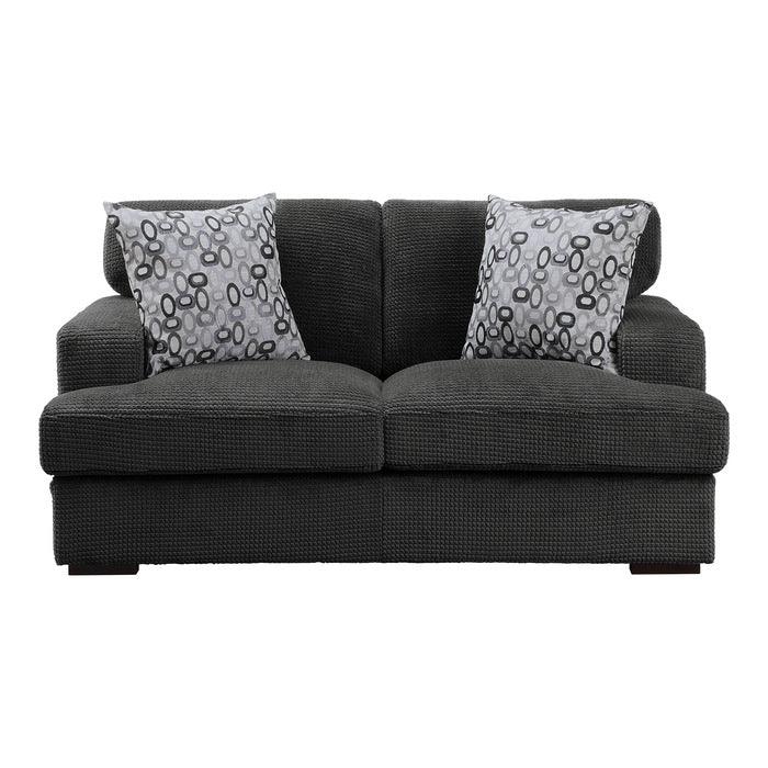 Homelegance - Rivermeade Love Seat In Gray - 9318Cbn-2 - ATL FURNITURE