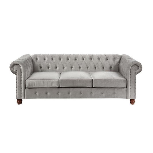 Homelegance - Welwyn Sofa In Gray - 9326Gy-3 - ATL FURNITURE