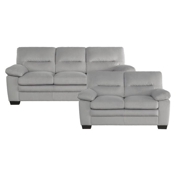 Homelegance - Keighly 2 Piece Living Room Set In Gray - 9328Gy*2 - ATL FURNITURE