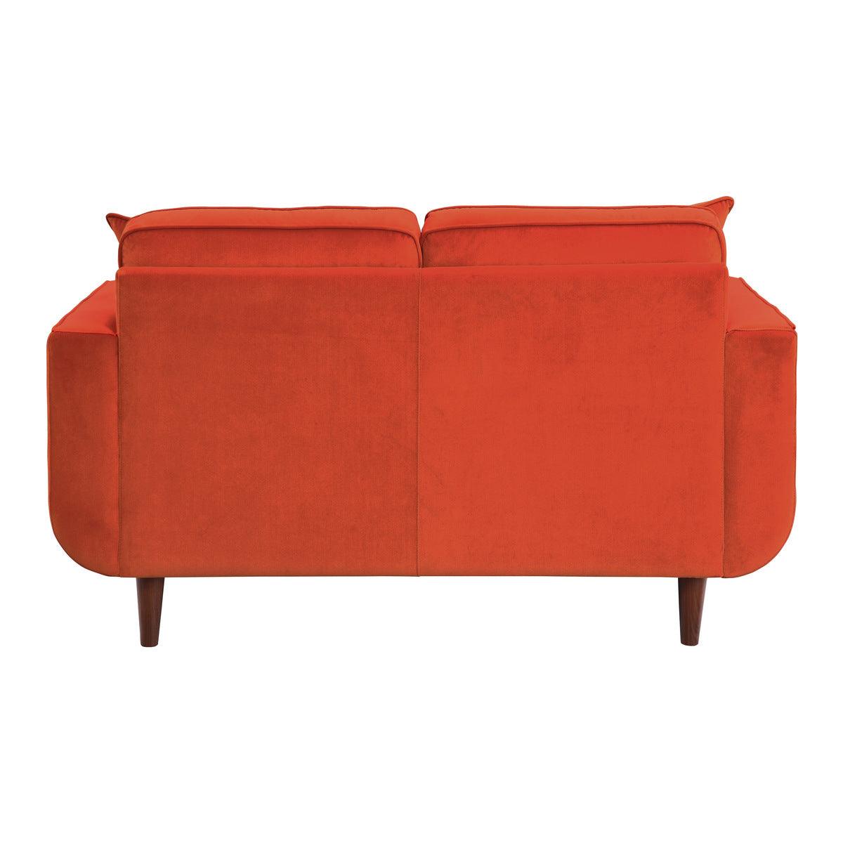 Homelegance - Rand 2 Piece Living Room Set In Orange - 9329Rn*2 - ATL FURNITURE