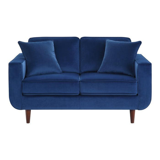 Homelegance - Rand Love Seat In Navy - 9329Bu-2 - ATL FURNITURE