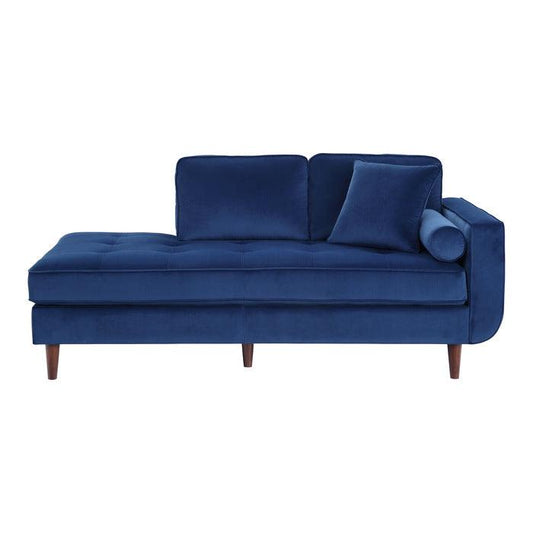 Homelegance - Rand Chaise In Navy - 9329Bu-5 - ATL FURNITURE