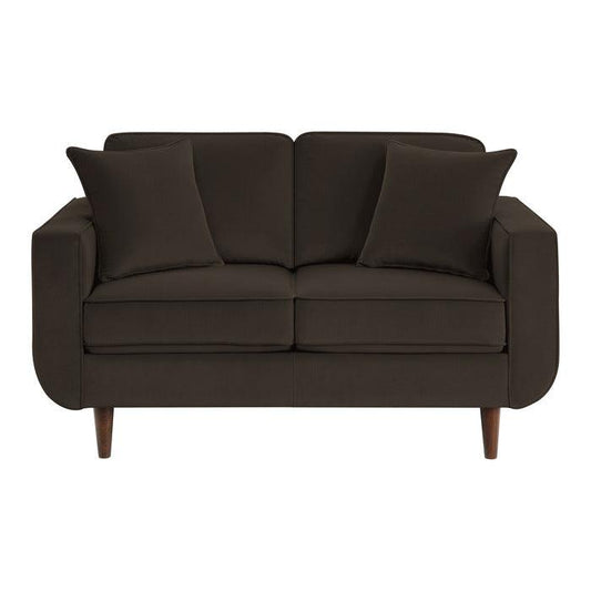 Homelegance - Rand Love Seat In Chocolate - 9329Ch-2 - ATL FURNITURE