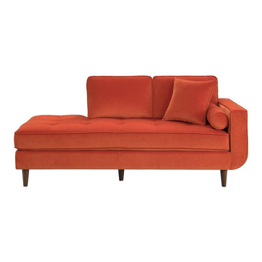 Homelegance - Rand Chaise In Orange - 9329Rn-5 - ATL FURNITURE