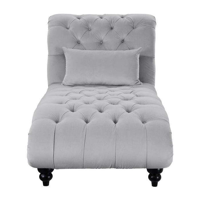 Homelegance - Rosalie Chaise In Light Gray - 9330Gy-5 - ATL FURNITURE