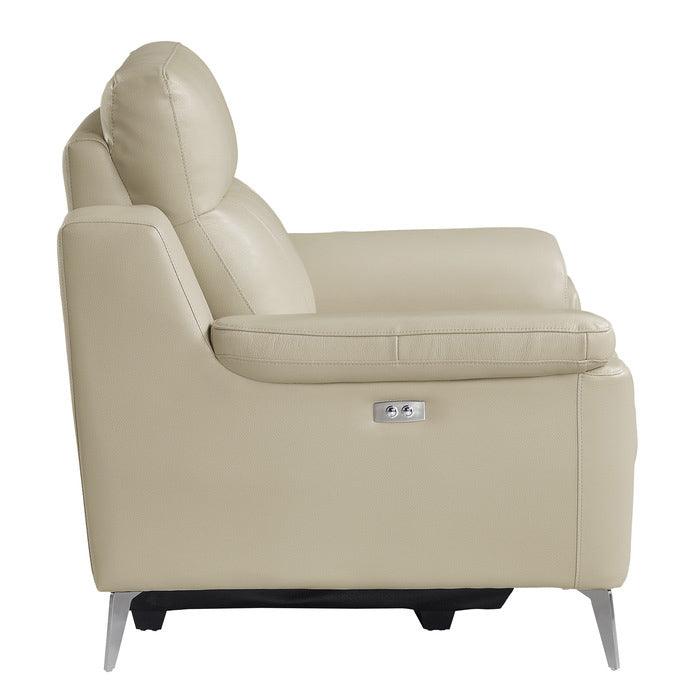 Homelegance - Antonio Power Reclining Chair In Beige - 9360Beg-1Pw - ATL FURNITURE