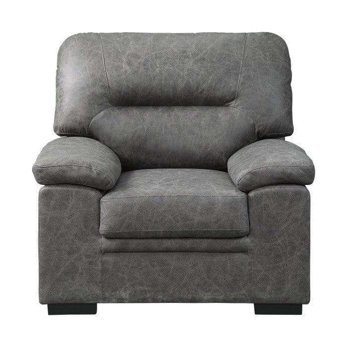 Homelegance - Michigan Chair In Dark Gray - 9407Dg-1 - ATL FURNITURE