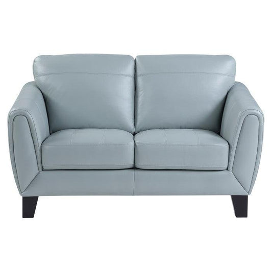 Homelegance - Spivey Love Seat In Aqua - 9460Aq-2 - ATL FURNITURE