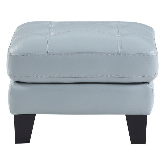 Homelegance - Spivey Ottoman In Aqua - 9460Aq-4 - ATL FURNITURE