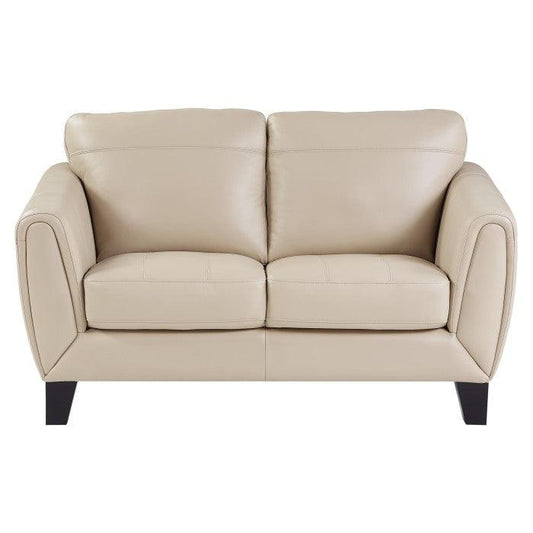 Homelegance - Spivey Love Seat In Beige - 9460Be-2 - ATL FURNITURE