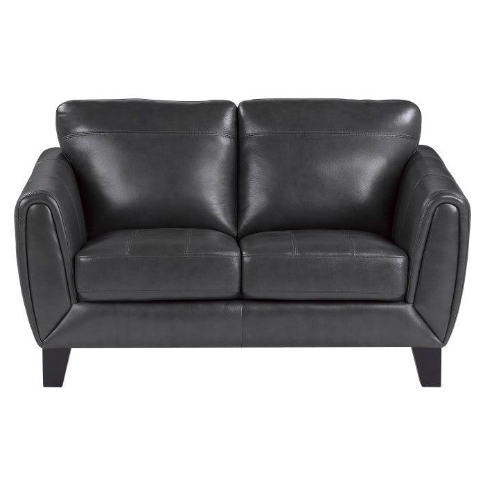 Homelegance - Spivey Love Seat In Dark Gray - 9460Dg-2 - ATL FURNITURE