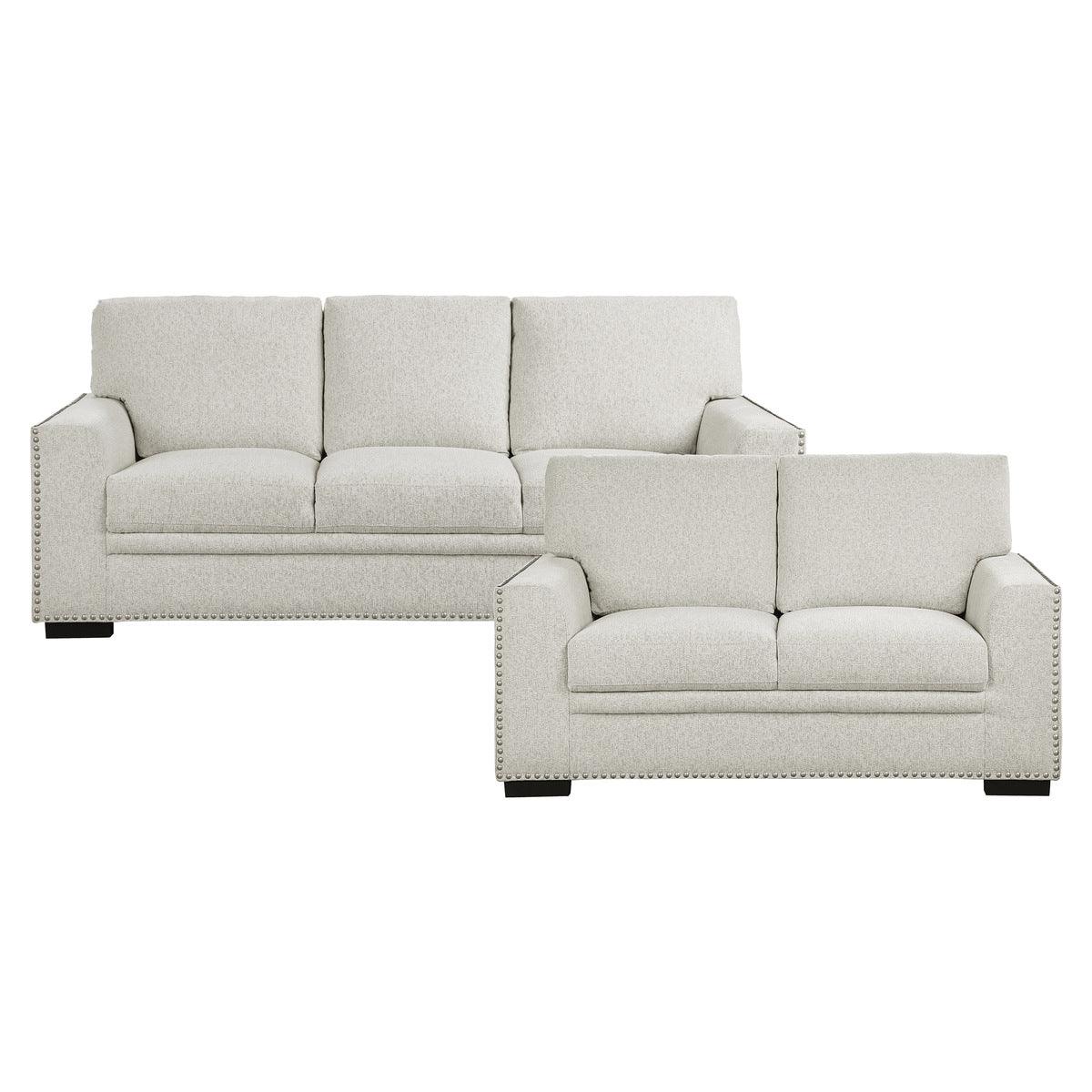 Homelegance - Morelia 2 Piece Living Room Set In Beige - 9468Be*2 - ATL FURNITURE