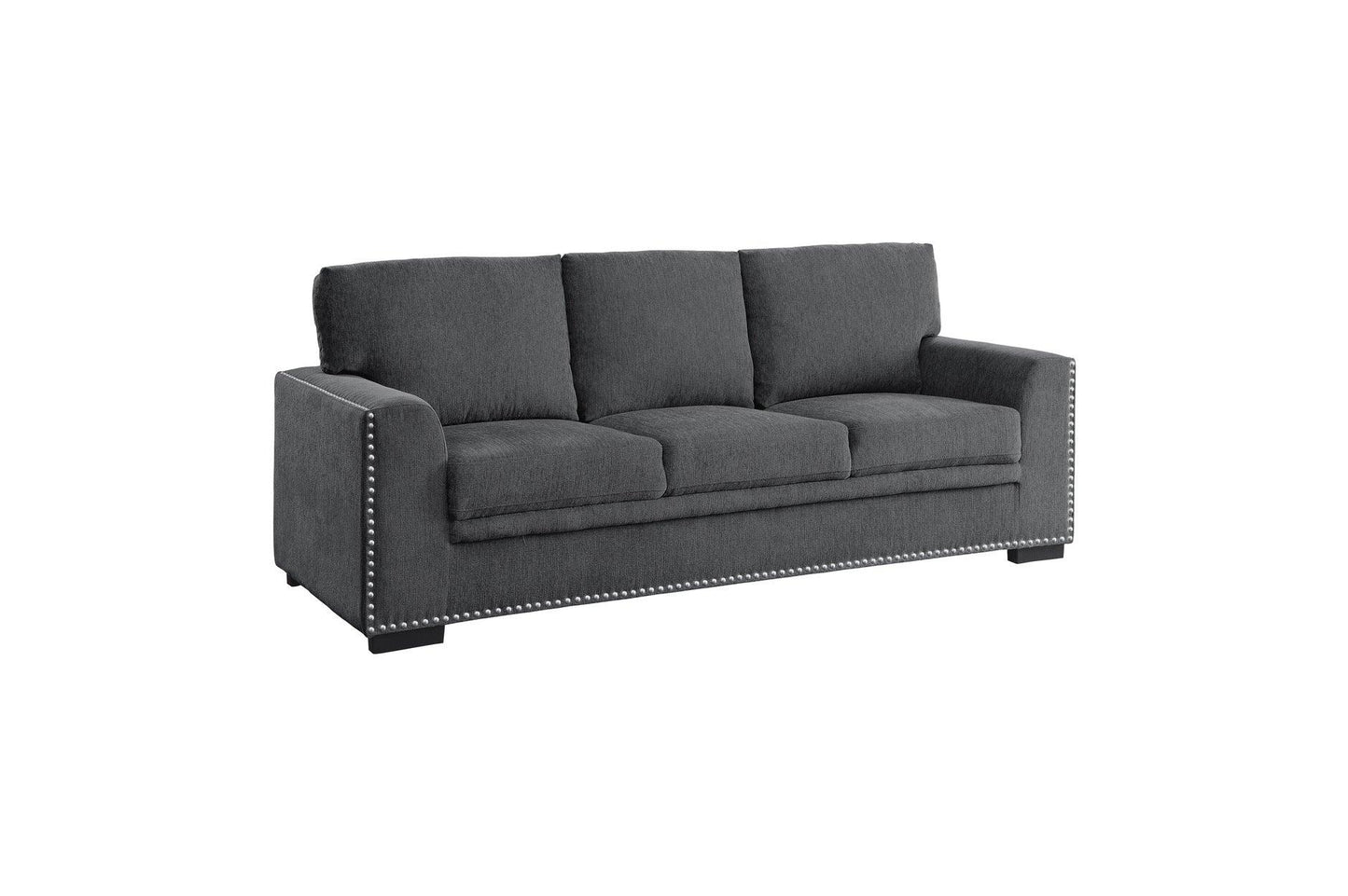 Homelegance - Morelia 3 Piece Living Room Set In Charcoal - 9468Cc - ATL FURNITURE