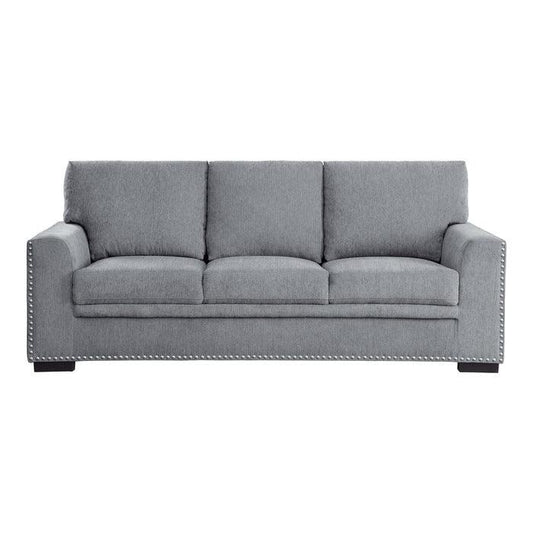 Homelegance - Morelia Sofa In Gray - 9468Dg-3 - ATL FURNITURE