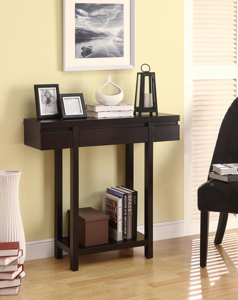 G950135 Contemporary Cappuccino Console Table - ATL FURNITURE