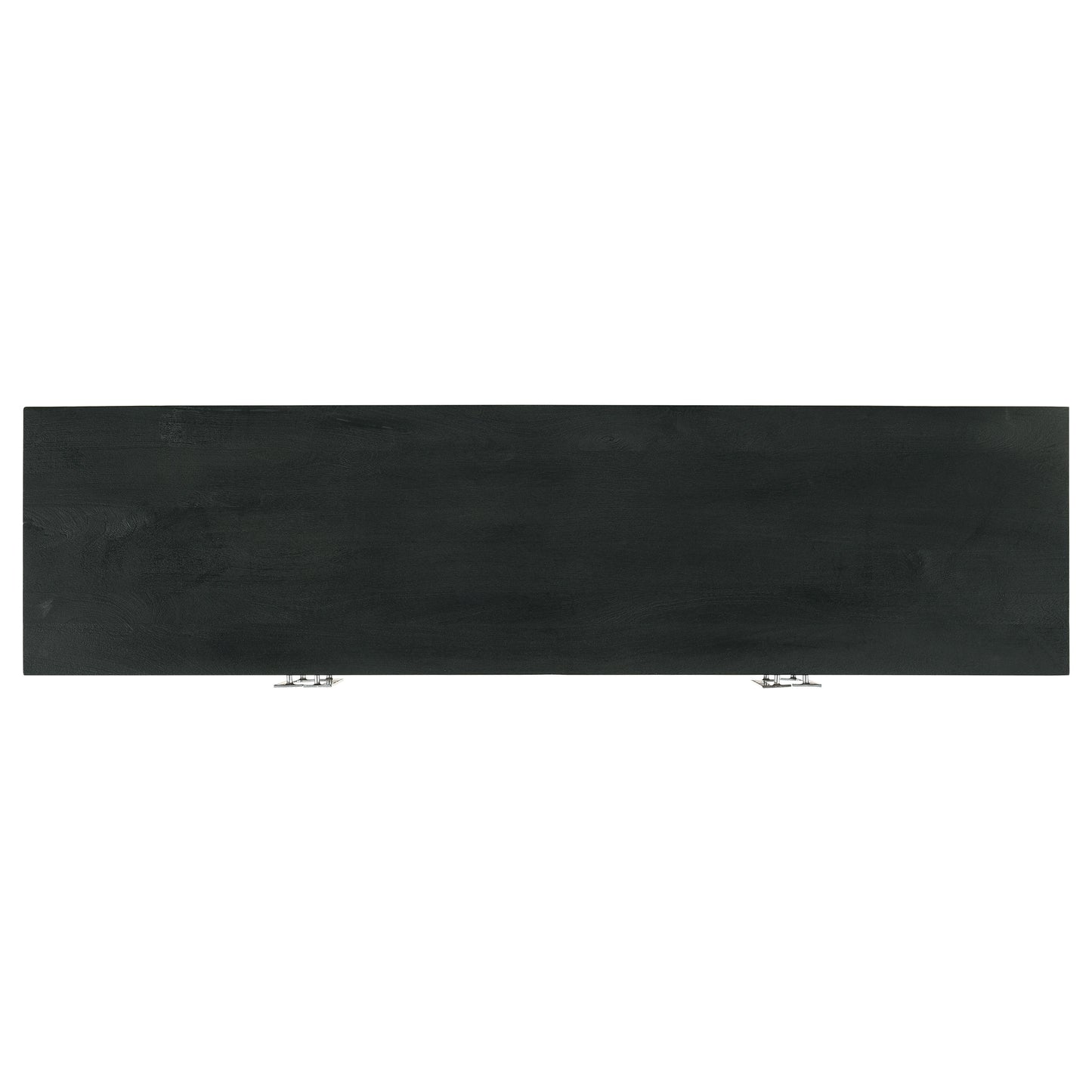 Borman 4-door Wooden Accent Cabinet Walnut and Black
