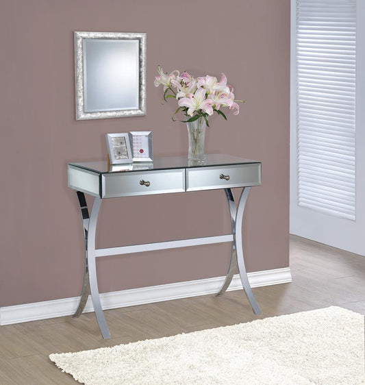 G950355 Contemporary Mirrored Console Table - ATL FURNITURE