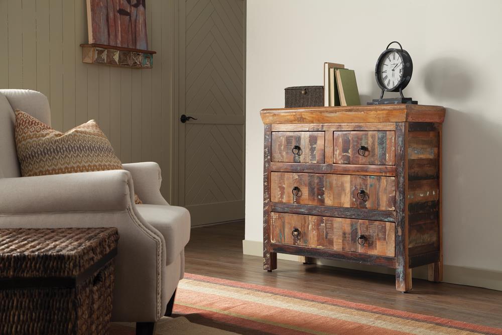 Transitional Reclaimed Wood Accent Cabinet - ATL FURNITURE