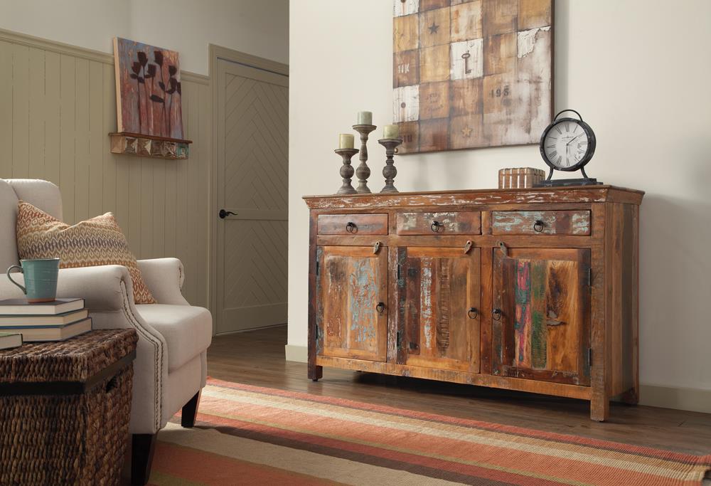 G950367 Transitional Reclaimed Wood Accent Cabinet - ATL FURNITURE