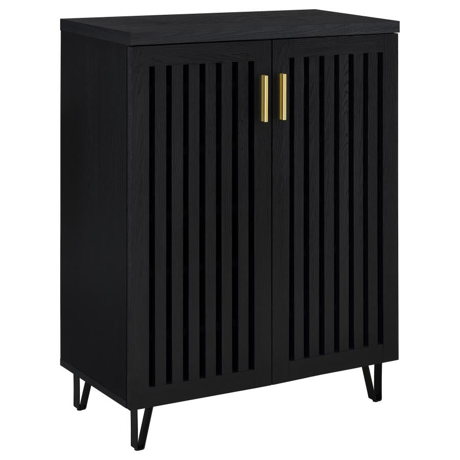 Brixton 2-Door Entryway Shoe Storage Cabinets Black