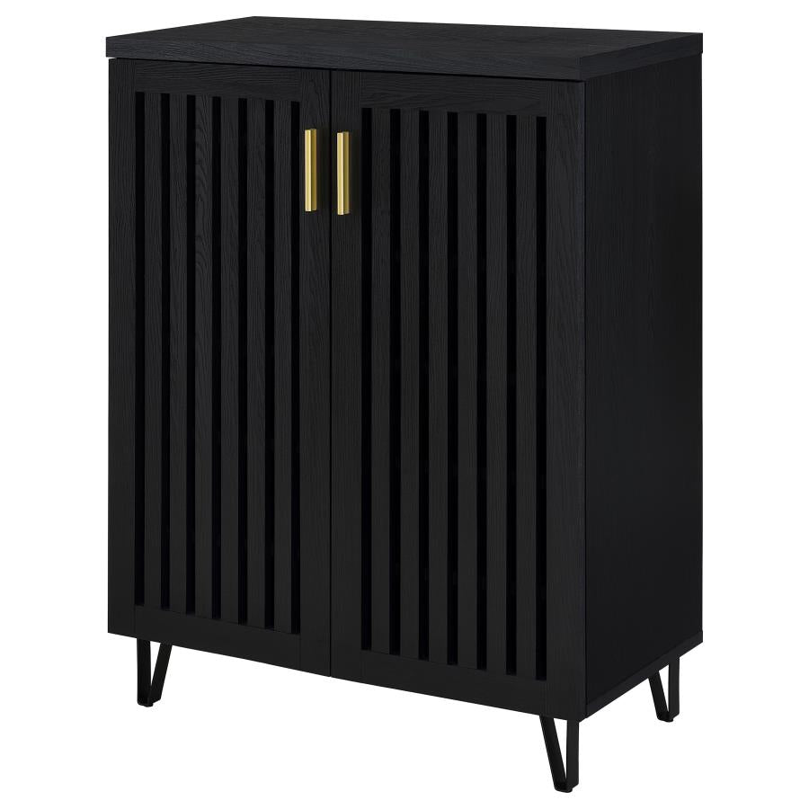 Brixton 2-Door Entryway Shoe Storage Cabinets Black