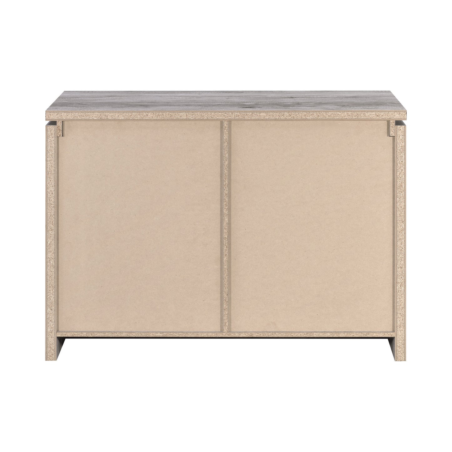 Enoch 2-door Engineered Wood Accent Cabinet Grey Driftwood