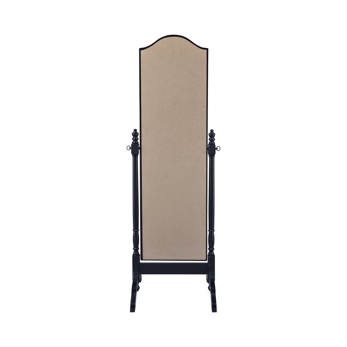 Cabot Wood Adjustable Full Length Cheval Mirror Black