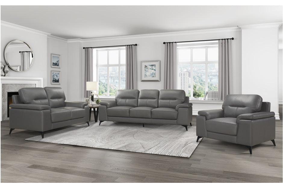 Homelegance - Mischa 3 Piece Sofa Set In Dark Gray - 9514Dgy-3-2-1 - ATL FURNITURE