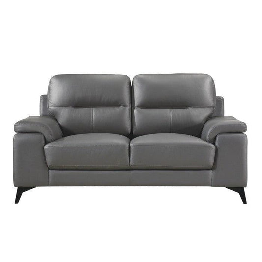 Homelegance - Mischa Love Seat In Dark Gray - 9514Dgy-2 - ATL FURNITURE