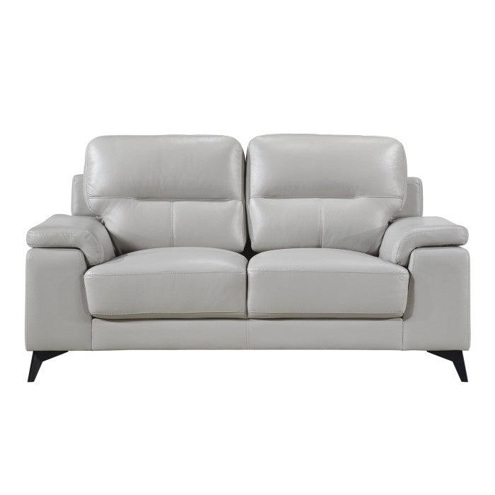 Homelegance - Mischa Love Seat In Silver Gray - 9514Sve-2 - ATL FURNITURE