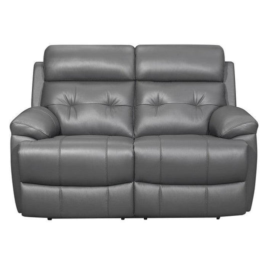 Homelegance - Lambent Double Reclining Love Seat In Dark Gray - 9529Dgy-2 - ATL FURNITURE