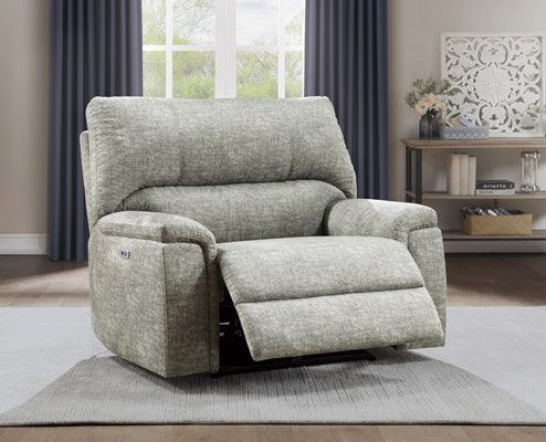 Homelegance - Hooper Power Reclining Chair With Power Headrest And Usb Port In Smoke Gray - 9531-1Pwh - ATL FURNITURE