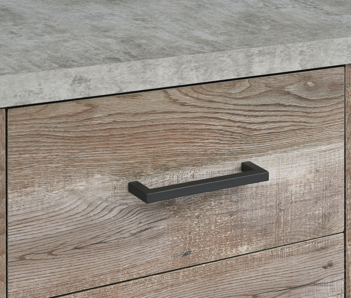 Abelardo 3-drawer Engineered Wood Cabinet Weathered Oak