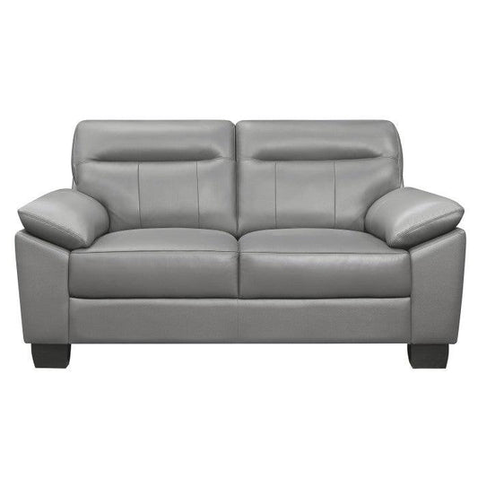 Homelegance - Denizen Love Seat In Gray - 9537Gry-2 - ATL FURNITURE