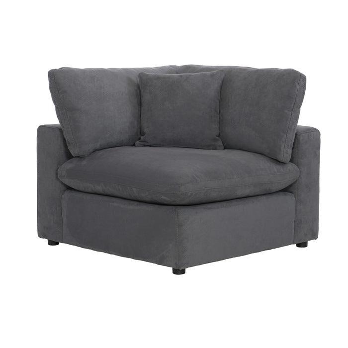 Homelegance - Guthrie 4-Piece Modular Sectional With Ottoman In Gray - 9546Gy*4Ot - ATL FURNITURE