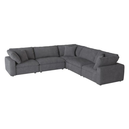 Homelegance - Guthrie 5-Piece Modular Sectional In Gray - 9546Gy*5Sc - ATL FURNITURE