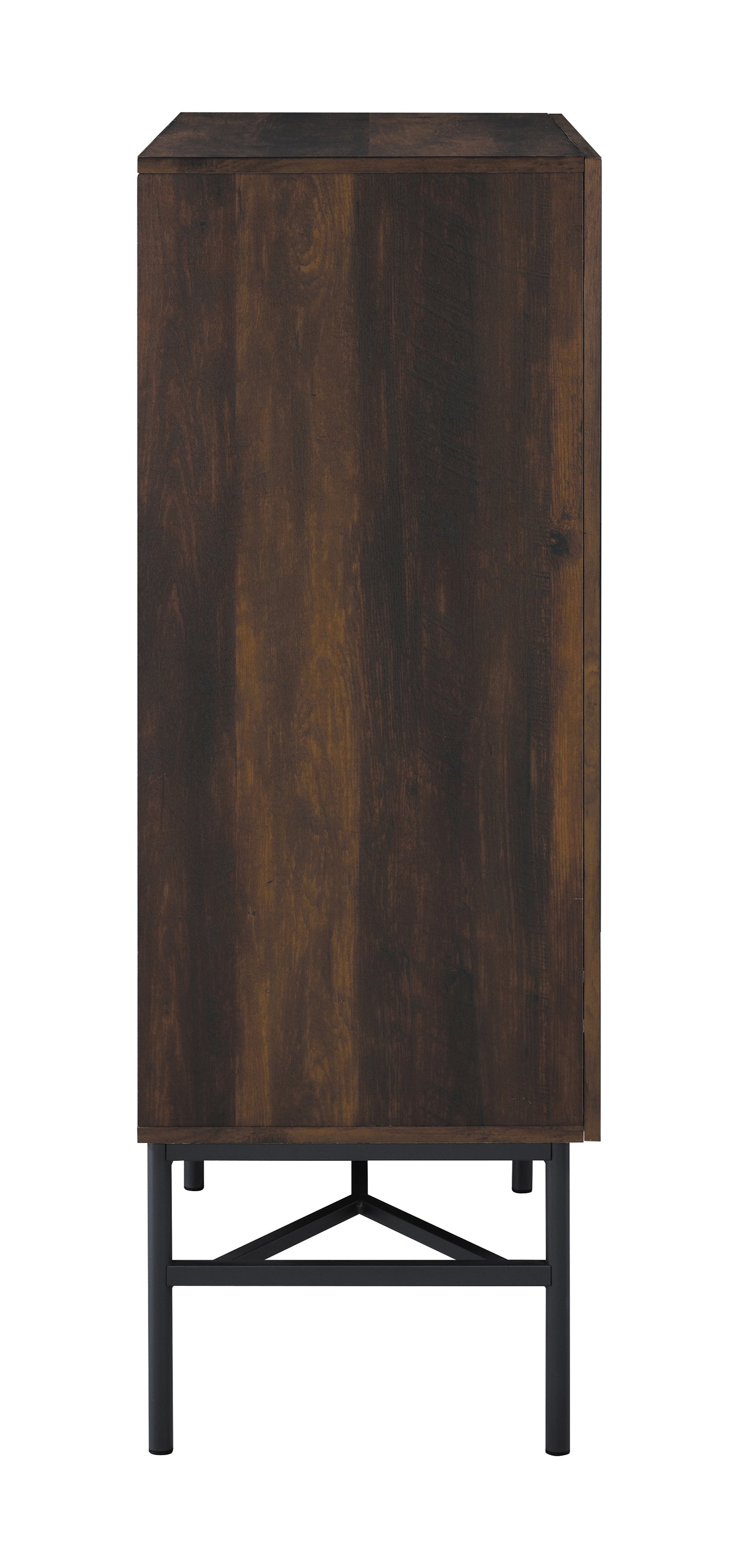 Bonilla 2-door Engineered Wood Cabinet Dark Pine