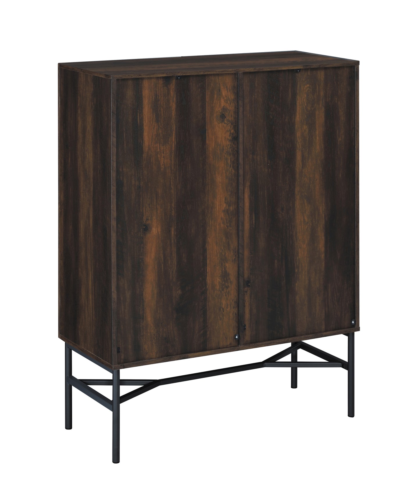 Bonilla 2-door Engineered Wood Cabinet Dark Pine