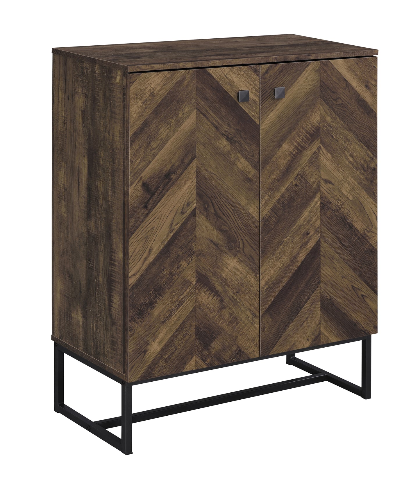 Carolyn 2-door Engineered Wood Accent Cabinet Rustic Oak