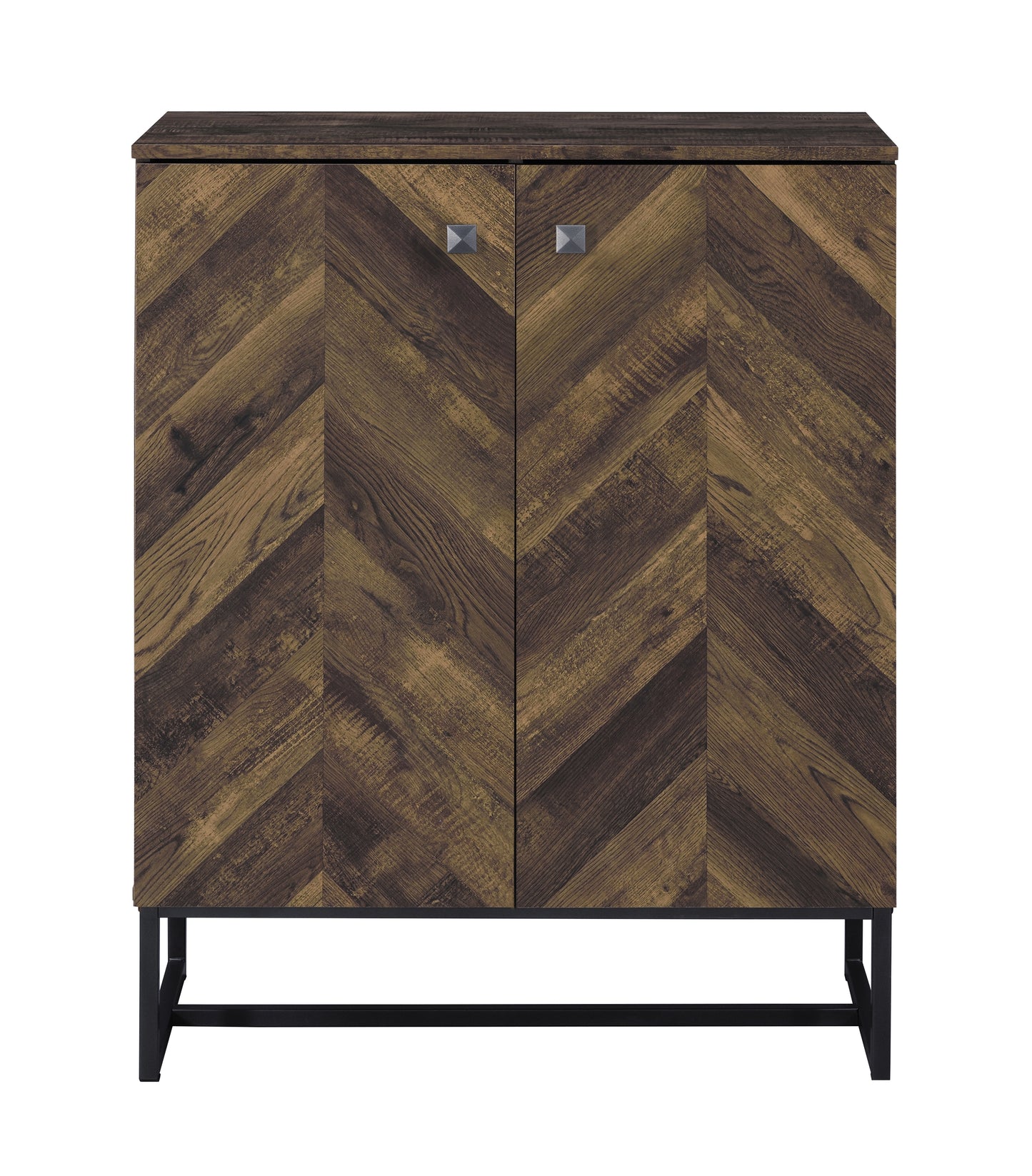 Carolyn 2-door Engineered Wood Accent Cabinet Rustic Oak