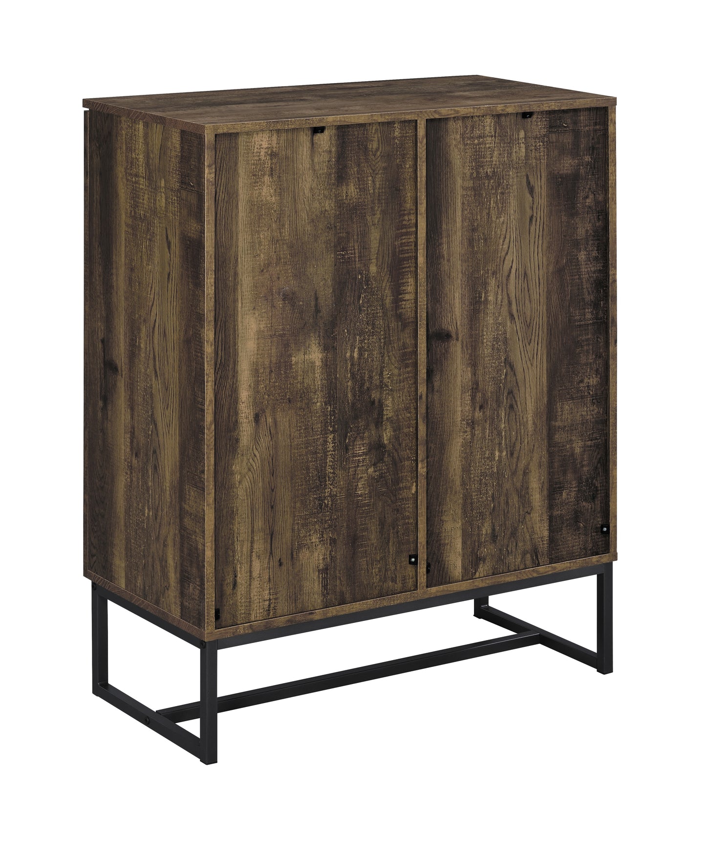 Carolyn 2-door Engineered Wood Accent Cabinet Rustic Oak