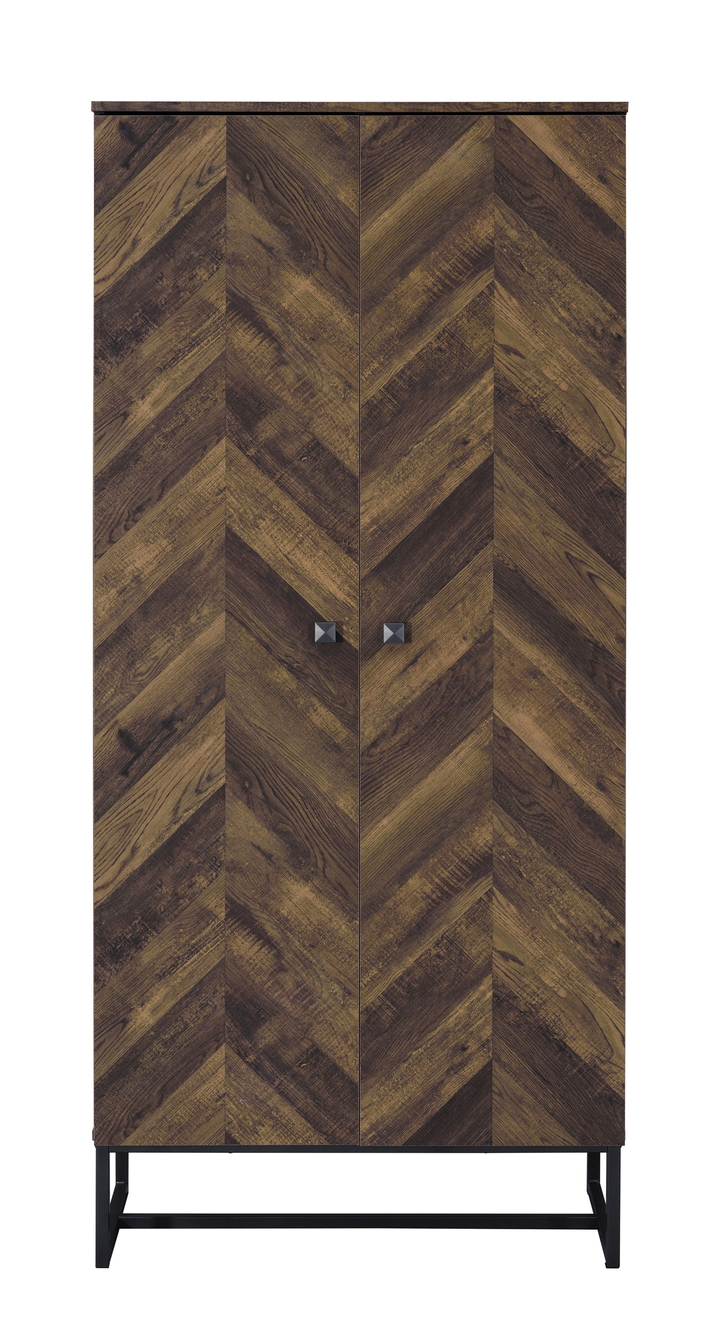 Carolyn 2-door Engineered Wood Accent Cabinet Rustic Oak