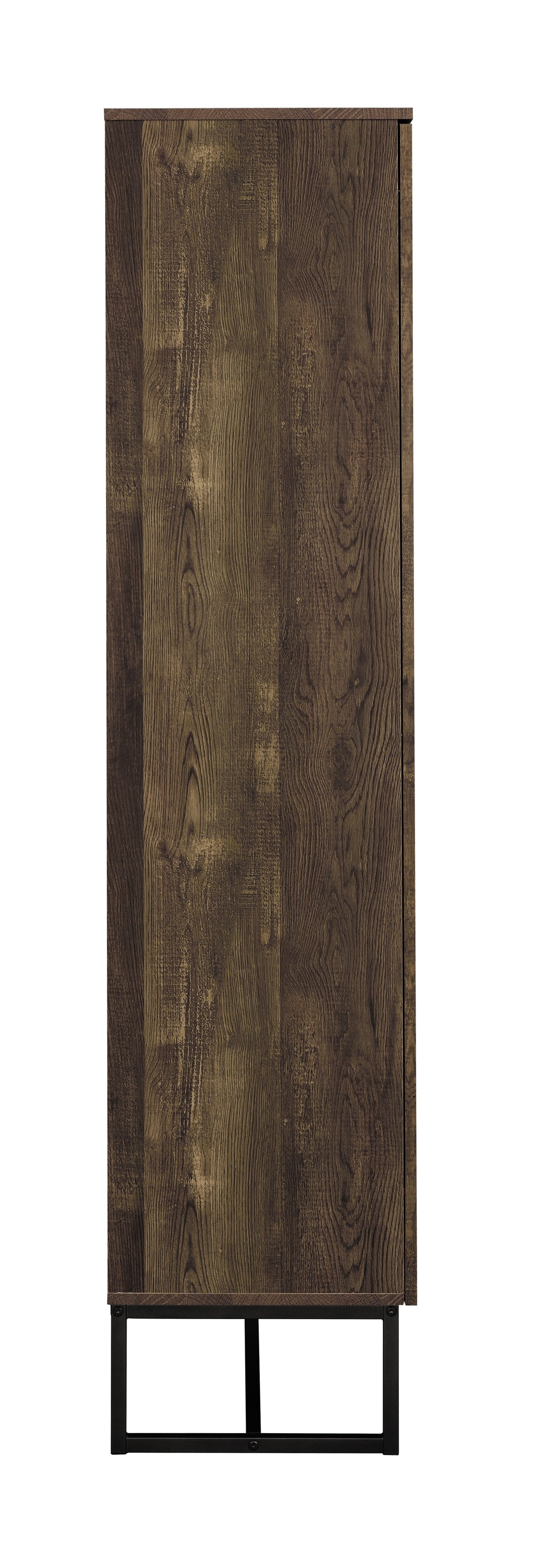 Carolyn 2-door Engineered Wood Accent Cabinet Rustic Oak